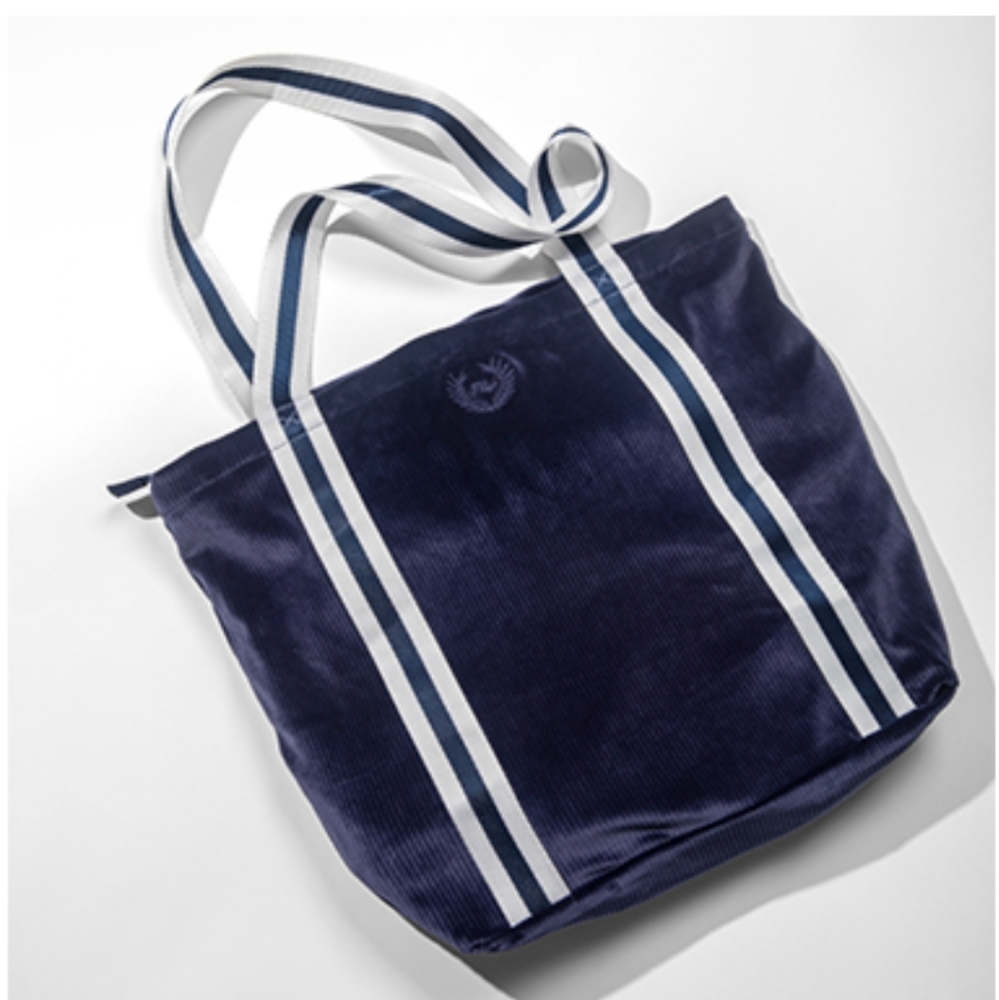 NEW Victoria Secret Ribbed Velour Tote Bag